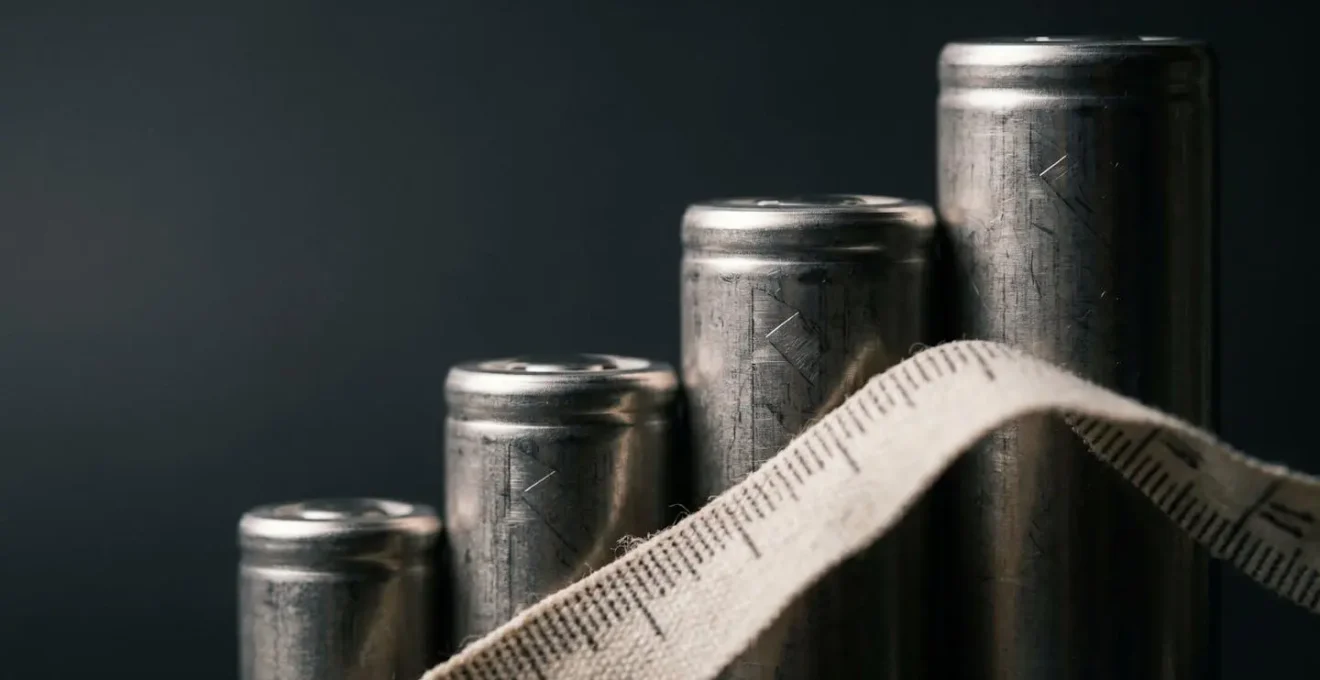 Close-up photograph showing the range-to-weight trade-off concept for electric scooter batteries through visual metaphor
