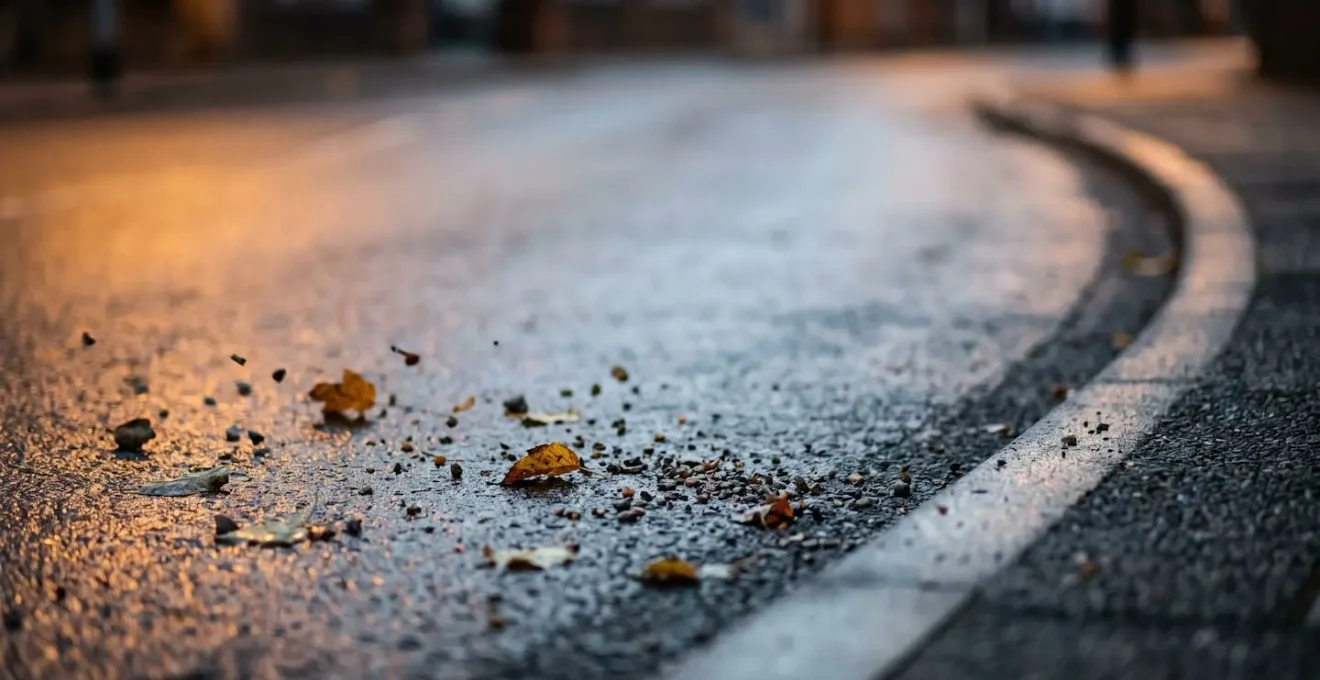Symbolic representation of centrifugal force and center of gravity shift during a mobility scooter turn on wet pavement