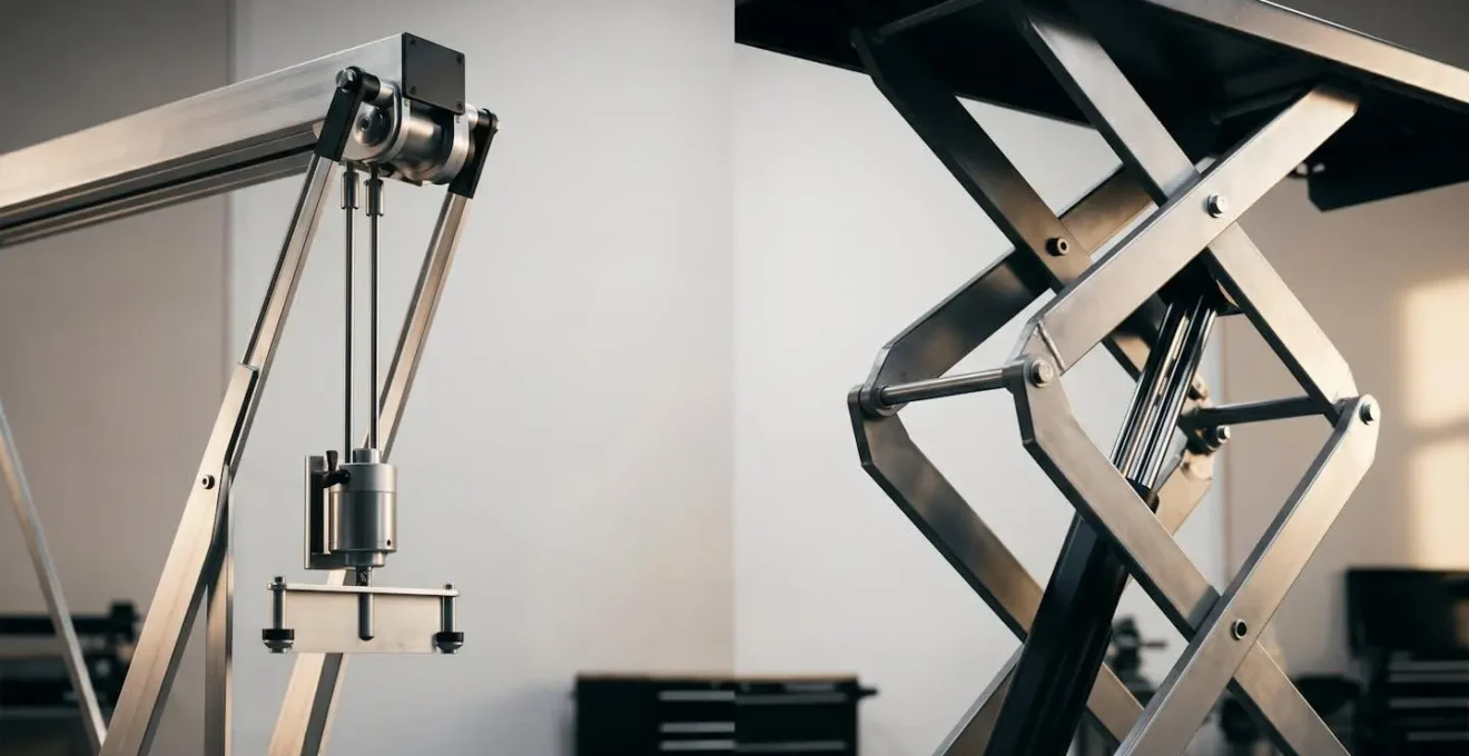 Side-by-side visual comparison showing weight capacity differences between standard and heavy-duty mobility scooter hoists