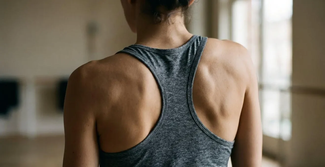 Visual demonstration of shoulder shrug and internal rotation caused by improper handlebar positioning
